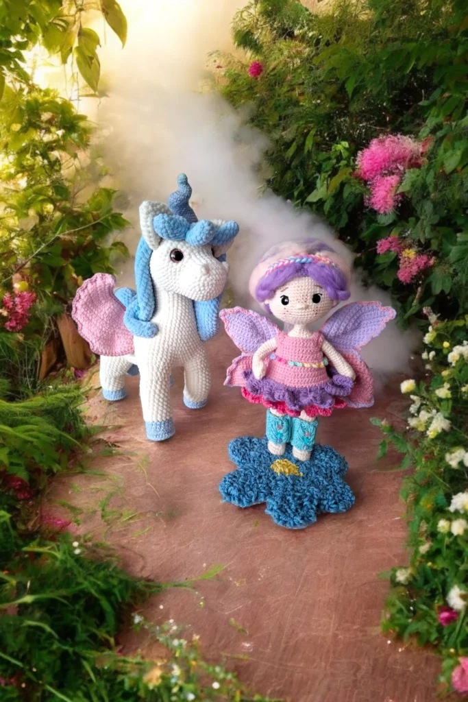 Maja w Krainie Baśni – szydełkowa lalka