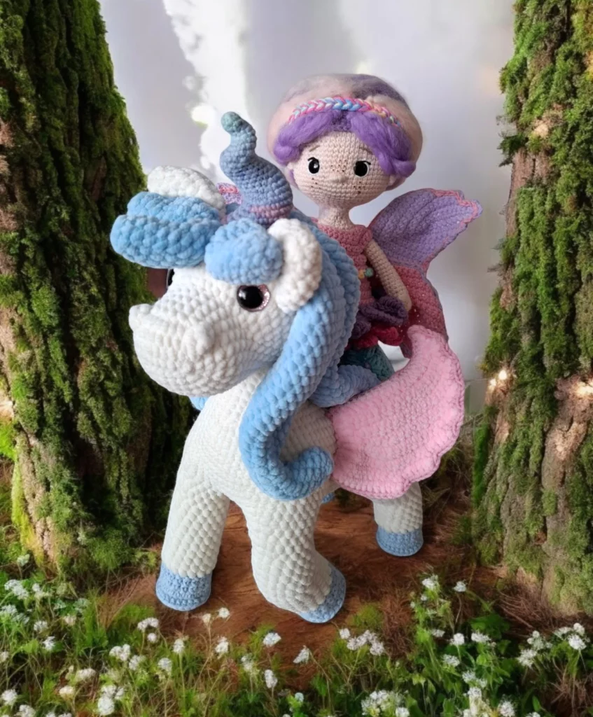 Lalka wróżka na szydełku – Wróżka Maja