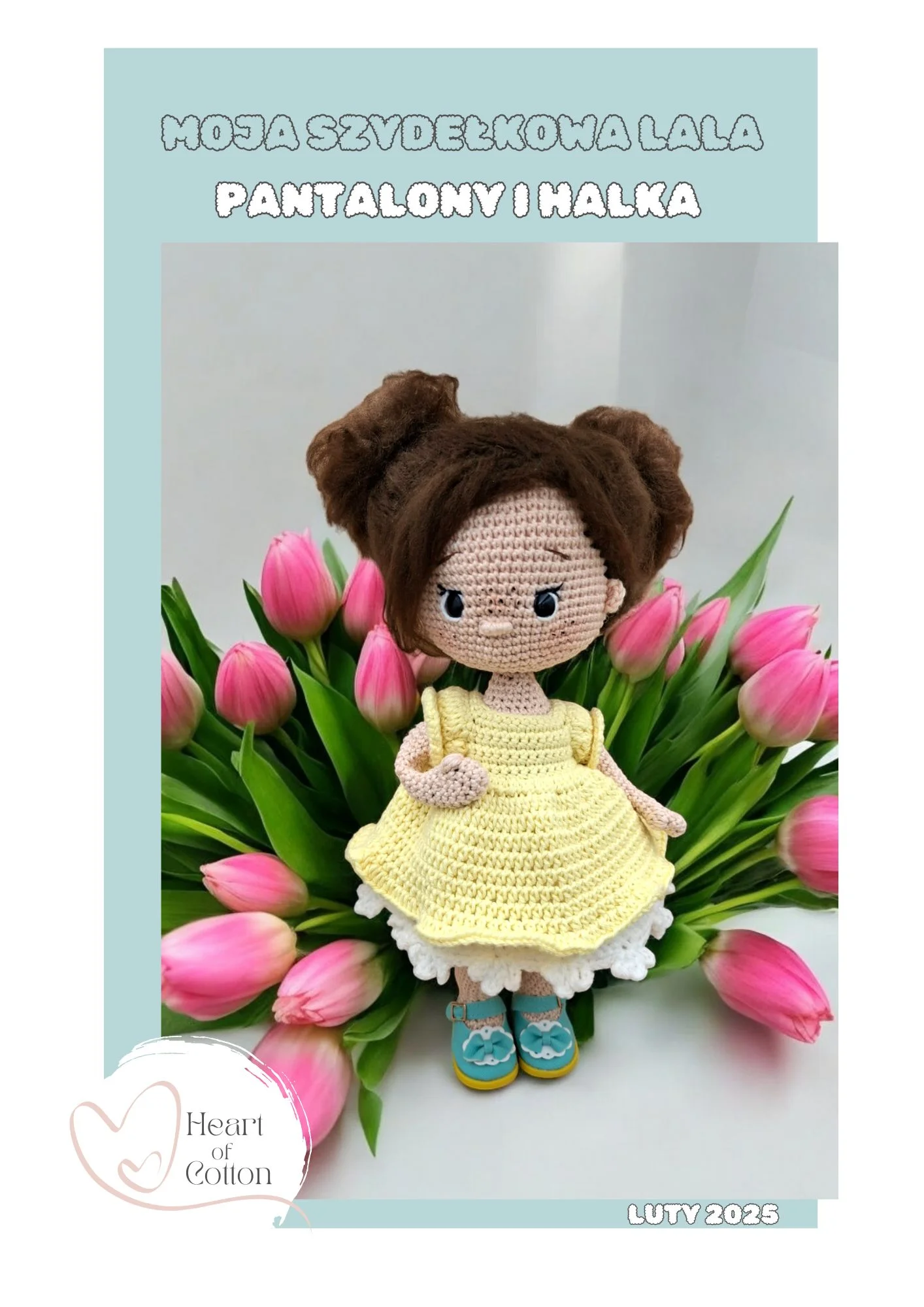 wzór szydełkowy dla lalek – halka i pantalony DIY