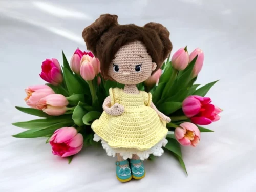 Darmowy wzór szydełkowy – halka i pantalony dla lalek