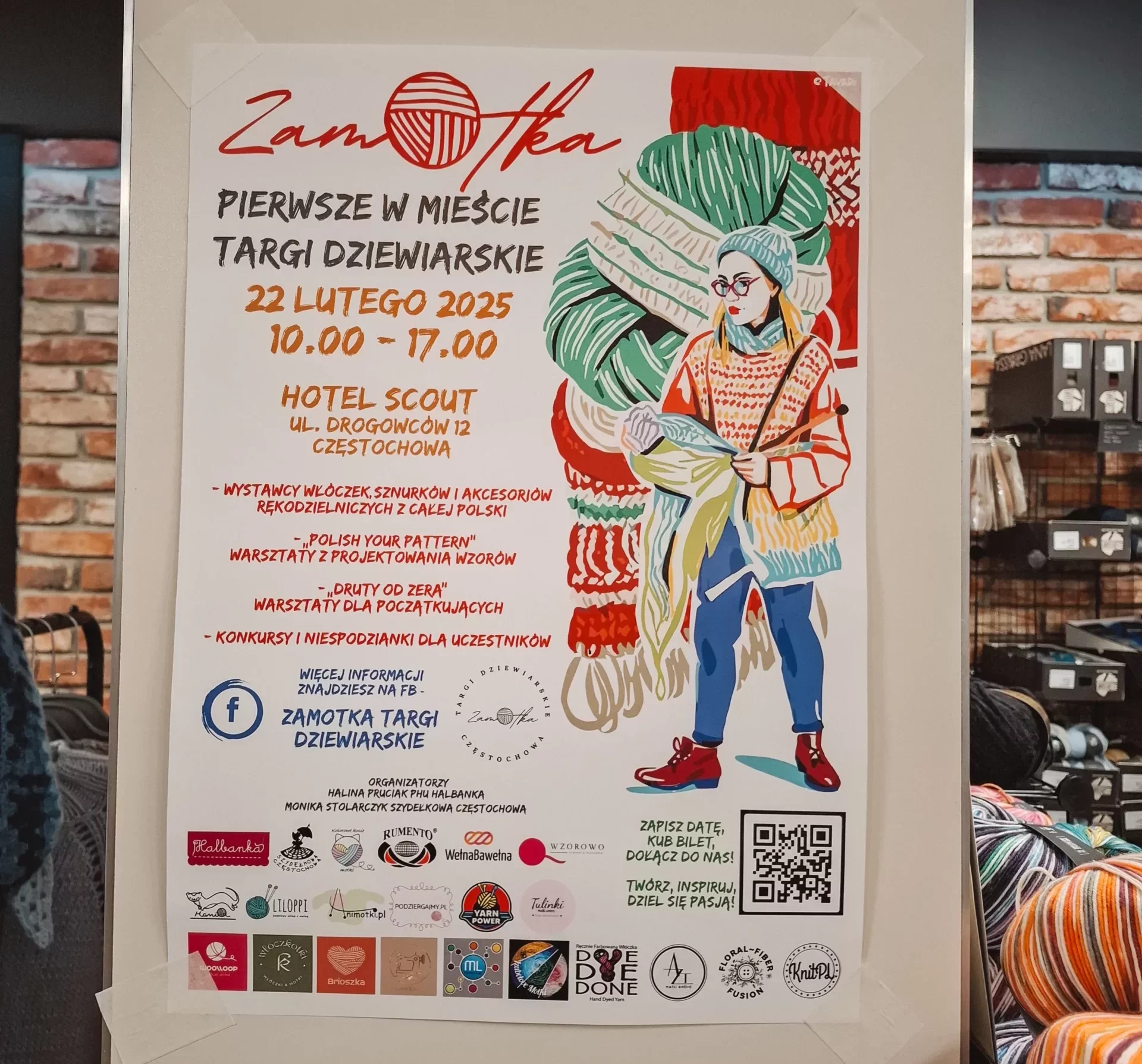 Targi „Zamotka” 2025 – dziewiarskie święto w&nbsp;Częstochowie!
